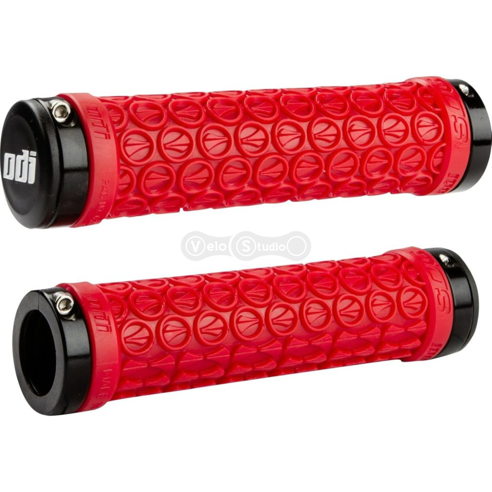 Грипсы ODI SDG Lock-On Bonus Pack Black w/Red Clamps