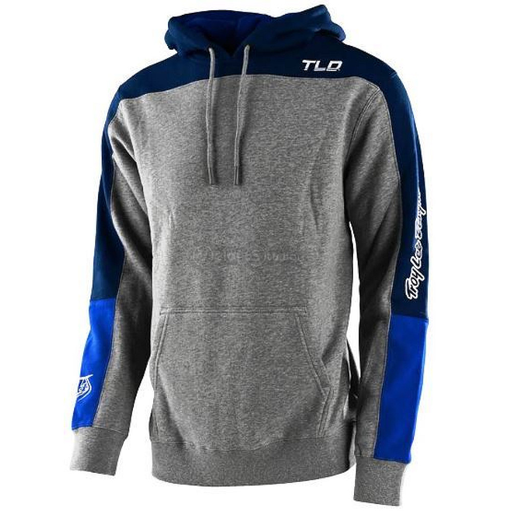 Худи TLD Holeshot Pullover Hoodie Heather [Gray/Blue] L