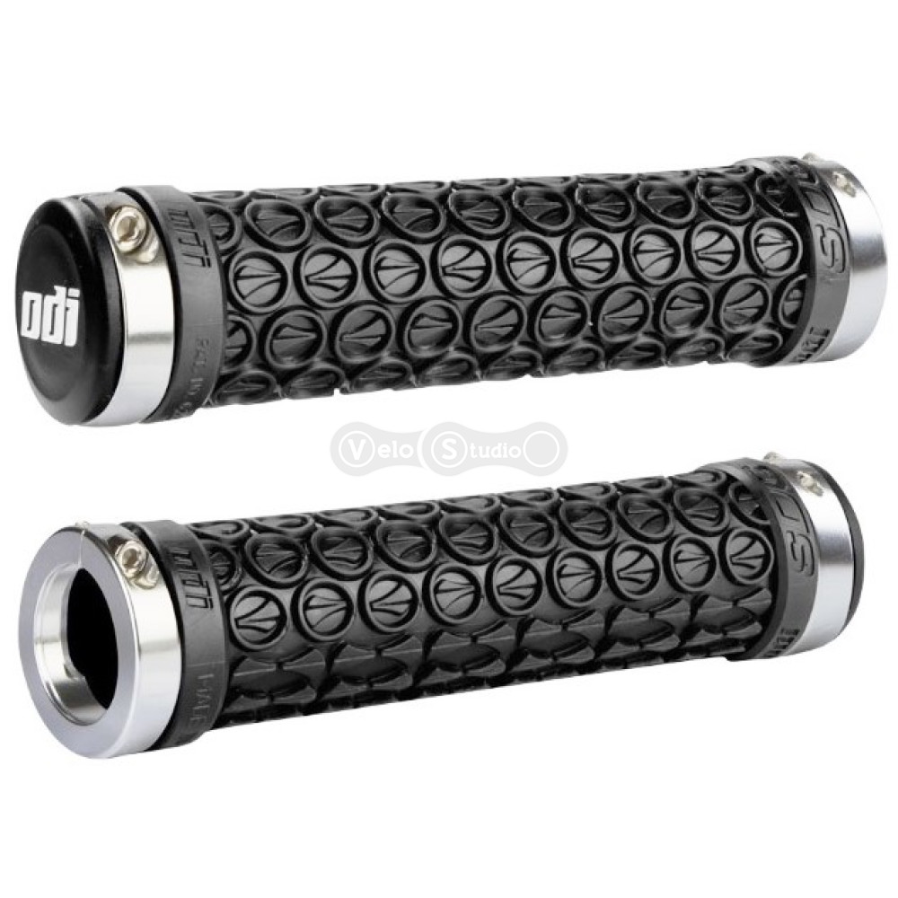 Грипси ODI SDG LOCK-ON GRIPS Black w/Silver Clamps