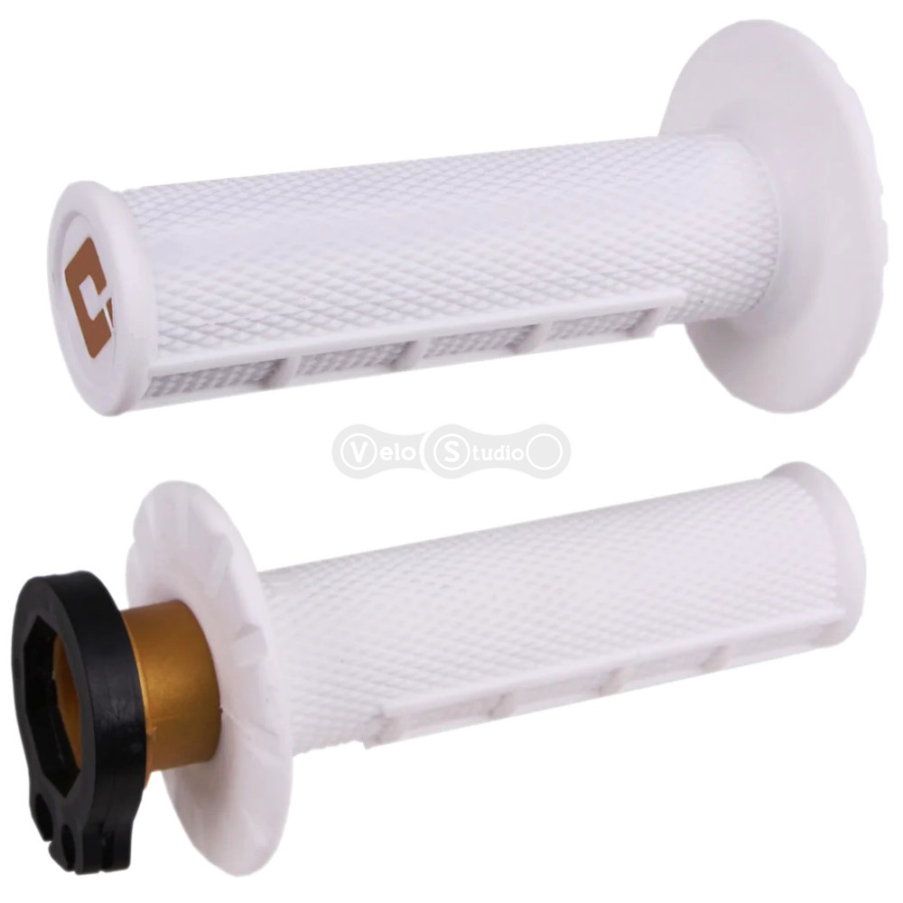 Мото грипси ODI MX V2 Lock-On Half-Waffle White PR