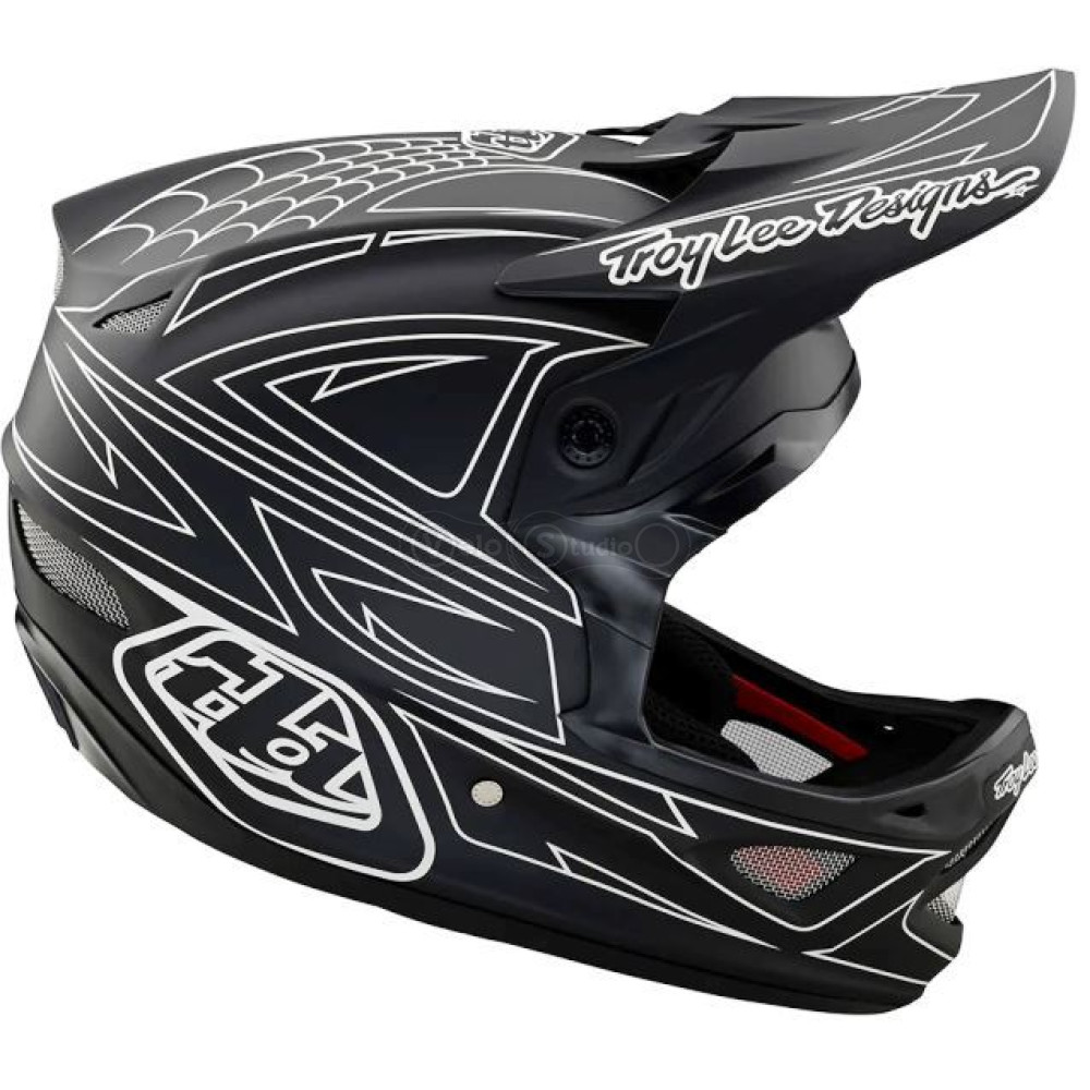 Вело шлем TLD D3 Fiberlite Helmet [SpiderStripe BLk] M (56-57 см)
