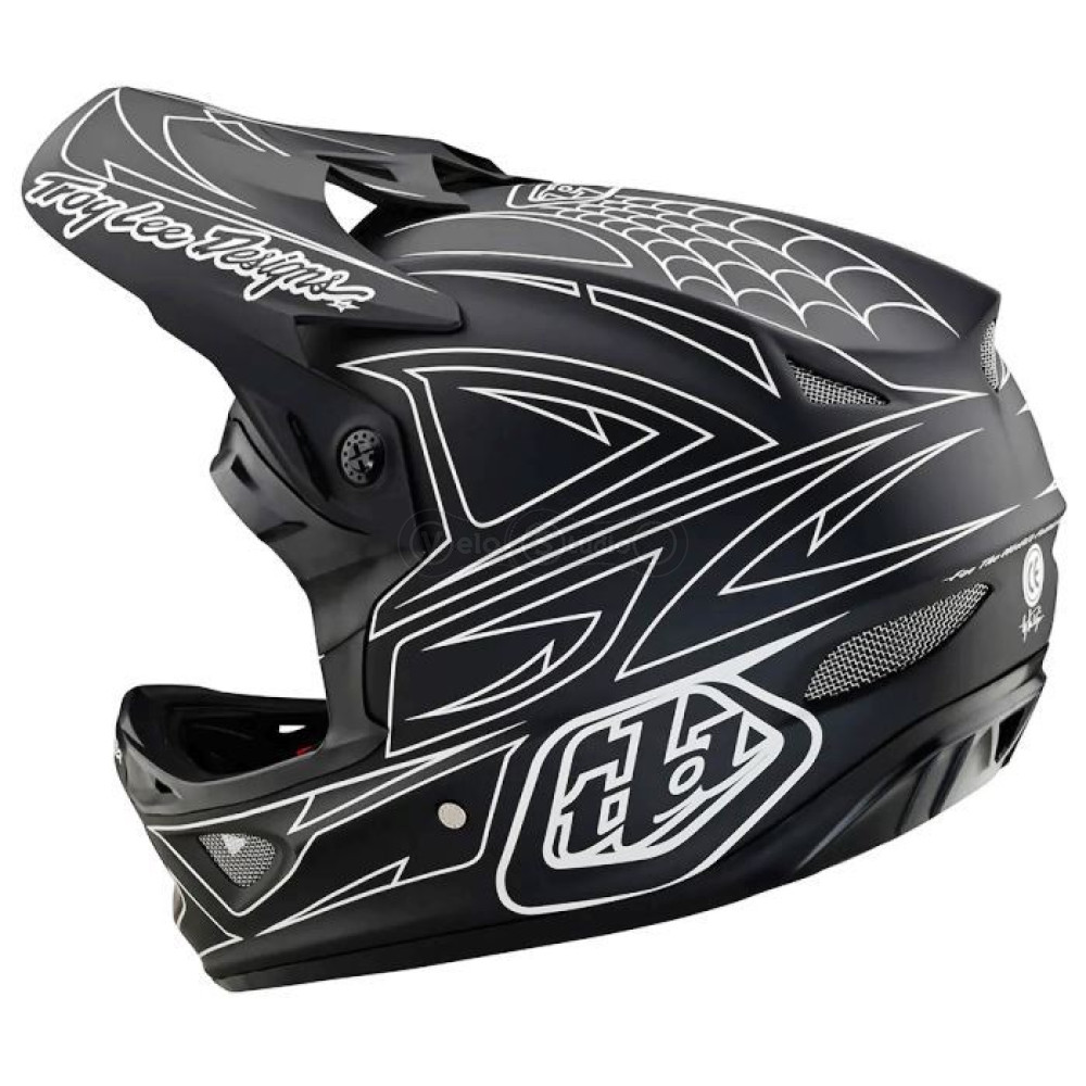 Вело шлем TLD D3 Fiberlite Helmet [SpiderStripe BLk] M (56-57 см)