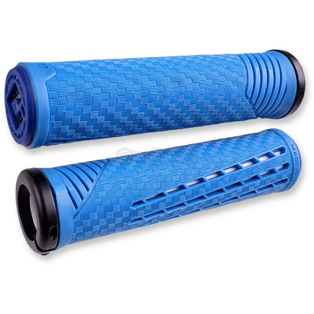 Грипсы ODI CF Grip v2.1 Lock-On Blue / White