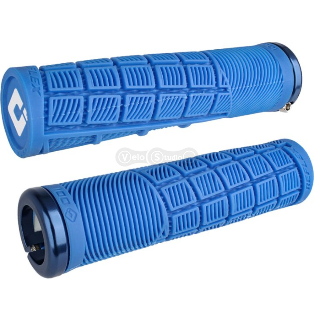 Грипси ODI Reflex v2.1 Lock-On MTB Closed End 135mm Blue