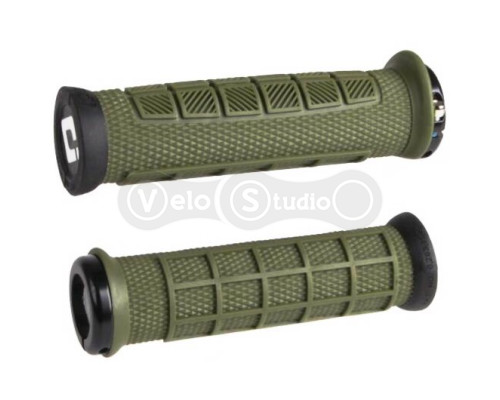Грипси ODI Elite Pro, V2.1 Lock-On, Army Green w/Black Clamp