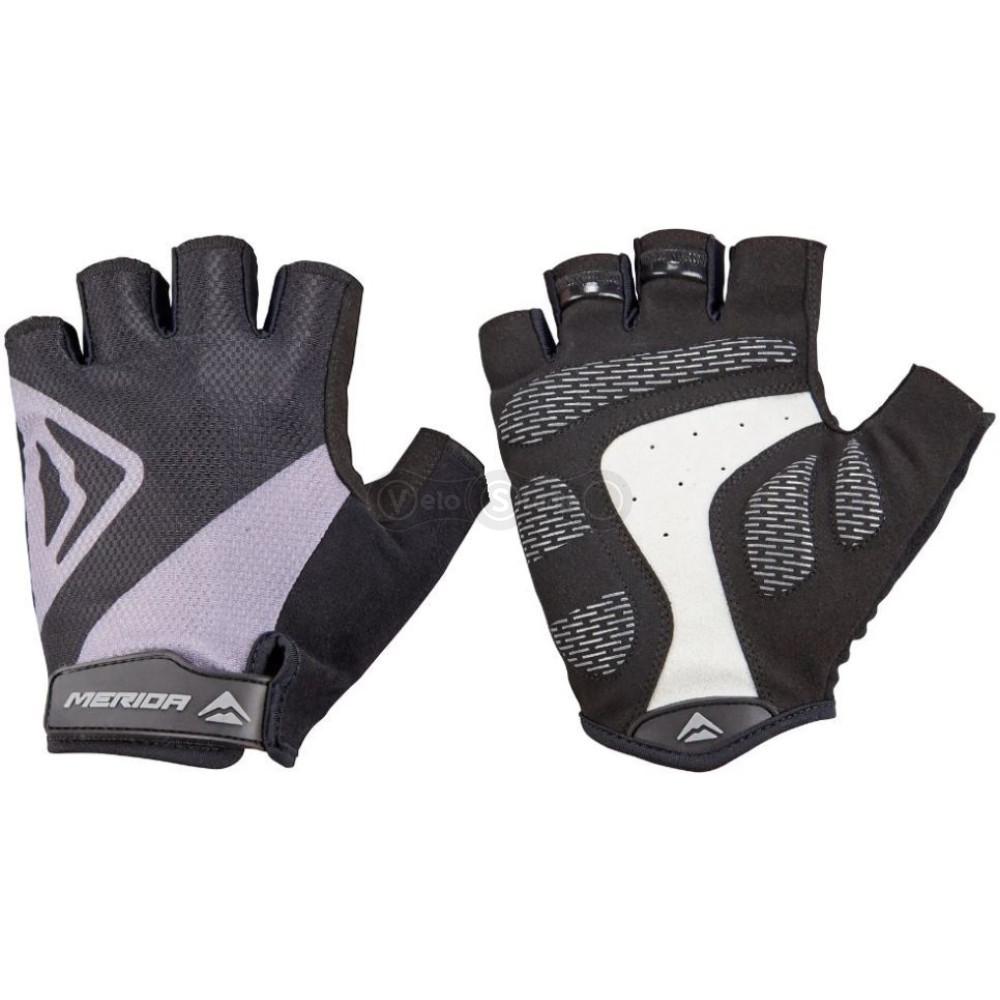 Вело перчатки Merida Glove Classic Gel Black Grey L