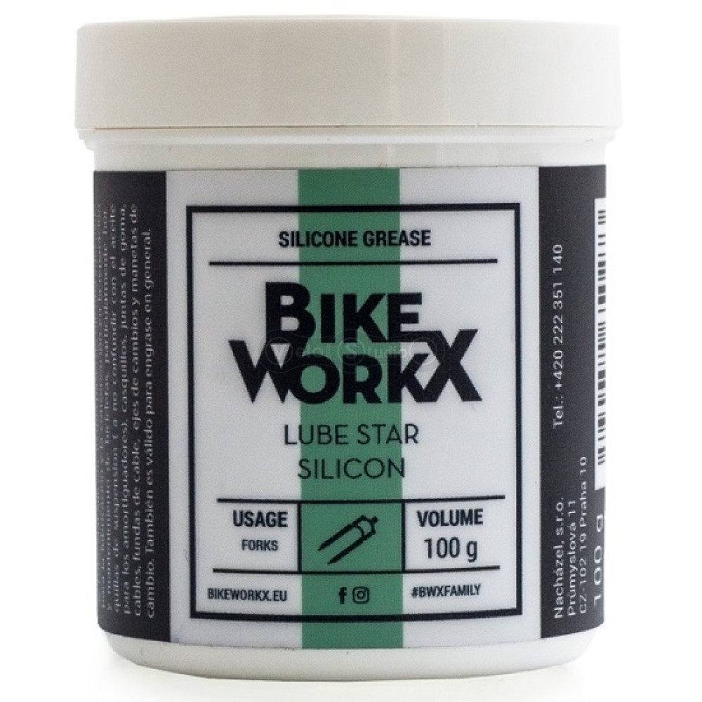 Густая смазка BikeWorkX Lube Star Silicon банка 100 грамм