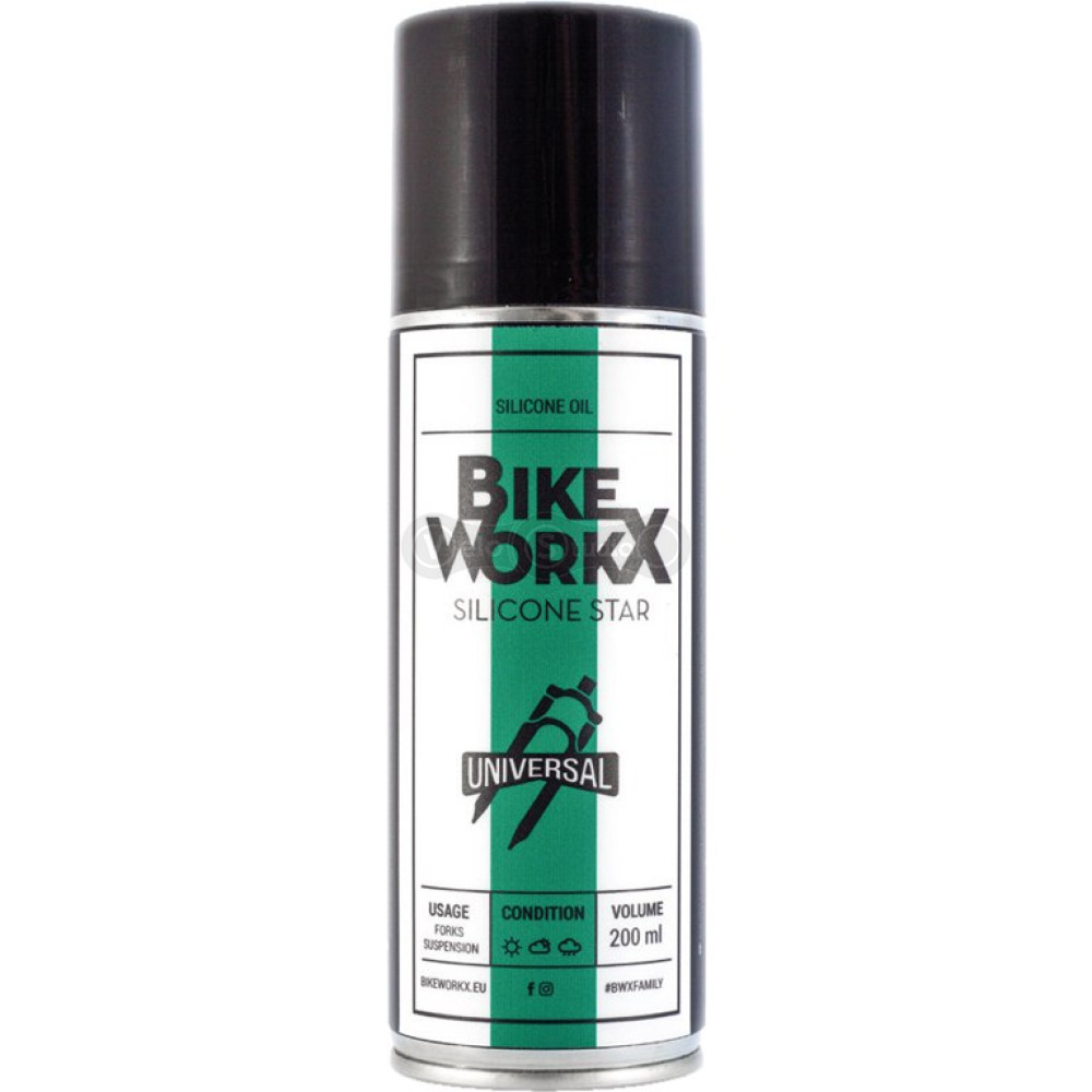 Силиконовая смазка BikeWorkX Silicone Star спрей 200 мл