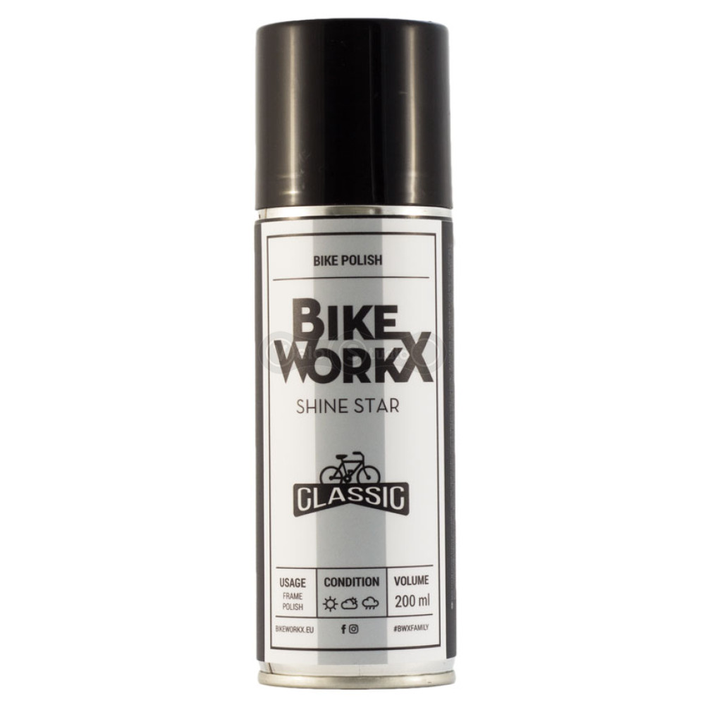 Поліроль BikeWorkX Shine Star спрей 200 мл для глянцю