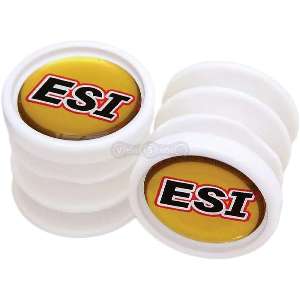 Заглушки руля ESI Bar Plug White, белые