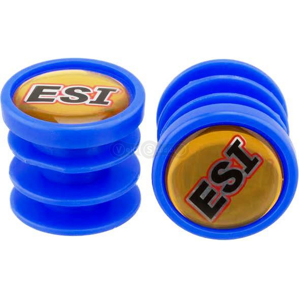 Заглушки руля ESI Bar Plug Blue, синие