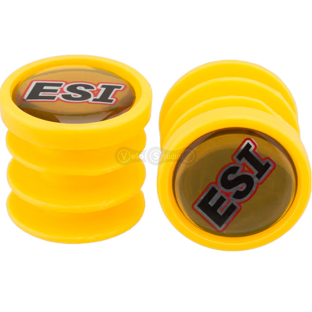 Заглушки руля ESI Bar Plug Yellow, желтые