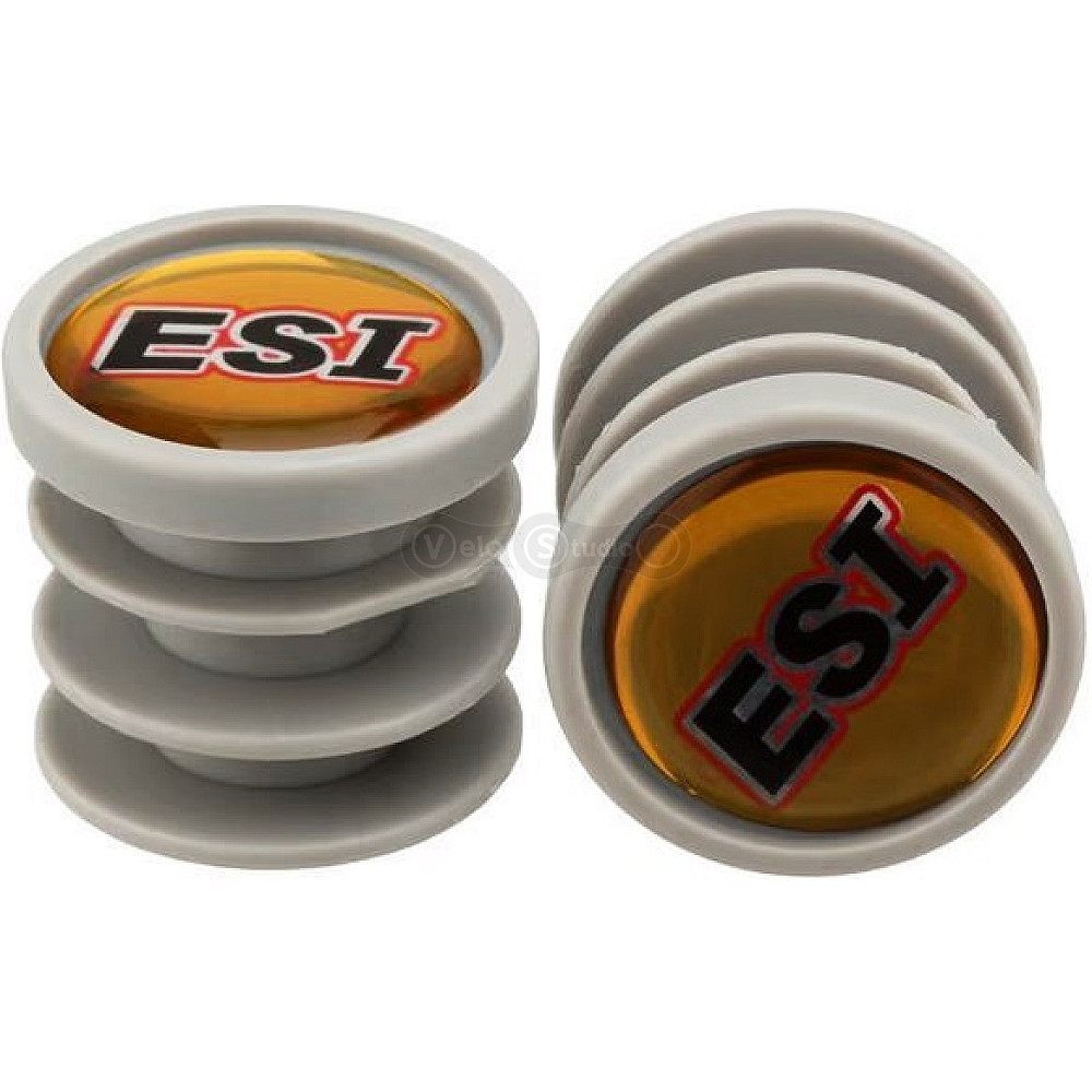 Заглушки руля ESI Bar Plug Grey, серые