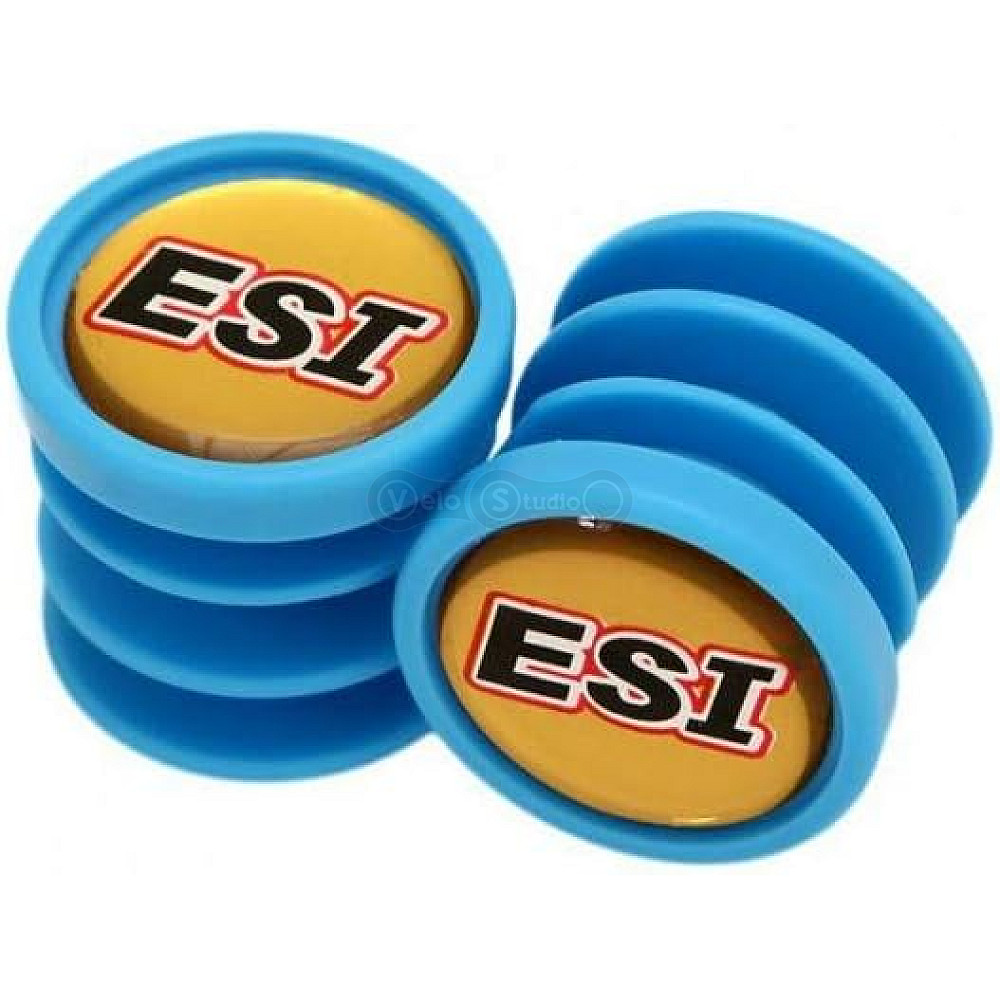 Заглушки руля ESI Bar Plug Aqua, голубые