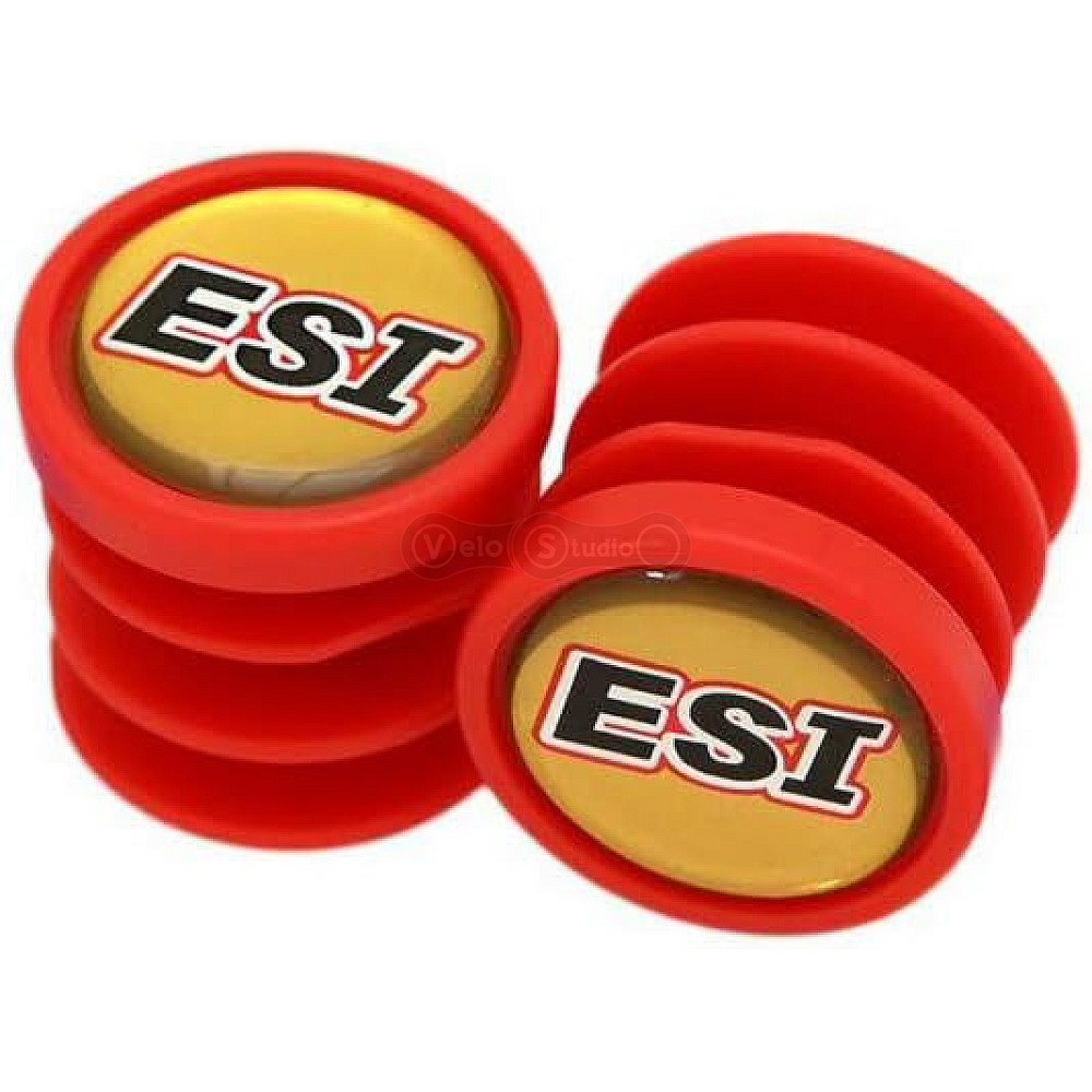 Заглушки руля ESI Bar Plug Red, красные