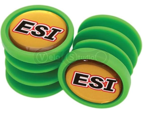Заглушки руля ESI Bar Plug Green, зелёные