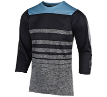 Вело джерси TLD Ruckus 3/4 Jersey Streamline [Heather Gray Black] LG