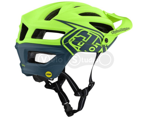Вело шолом TLD A2 Mips Decoy [Flo Yellow / AIR Force Blue] S (54-56 см)