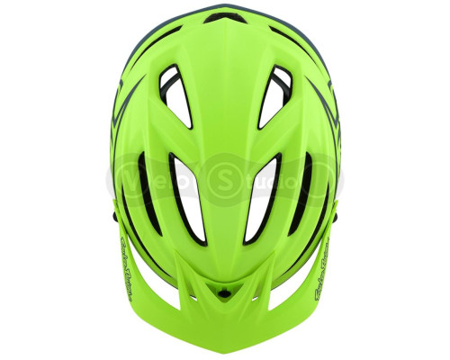 Вело шолом TLD A2 Mips Decoy [Flo Yellow / AIR Force Blue] S (54-56 см)