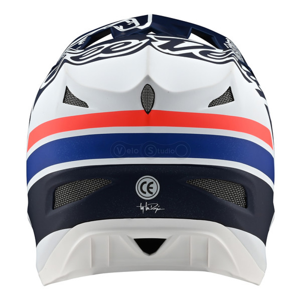 Вело шлем TLD D3 Fiberlite [Silhouette Navy/White] S (54-55 см)