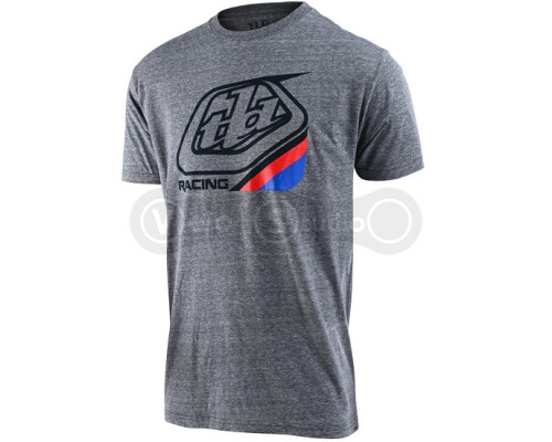 Футболка TLD Precision 2.0 Checkers Tee [Vintage Gray Snow] SM