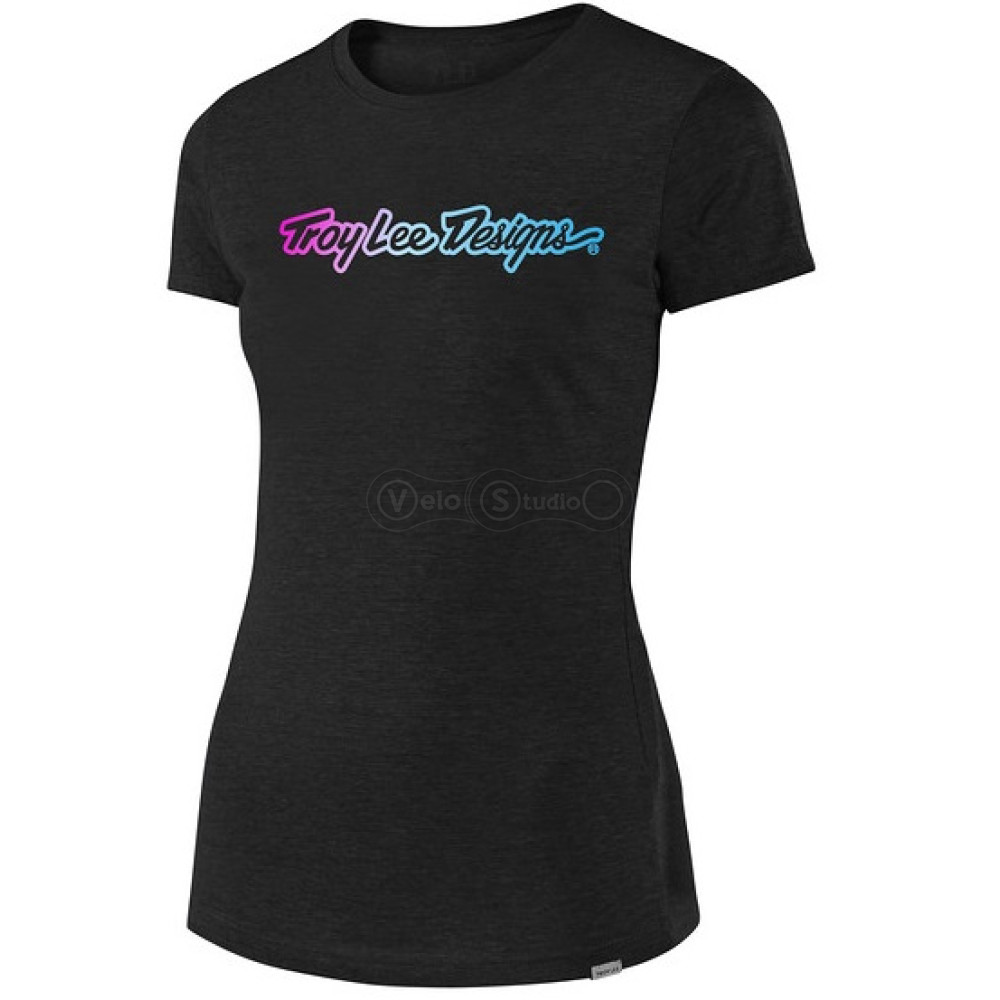 Женская футболка TLD WMNS Signature Tee [black] MD