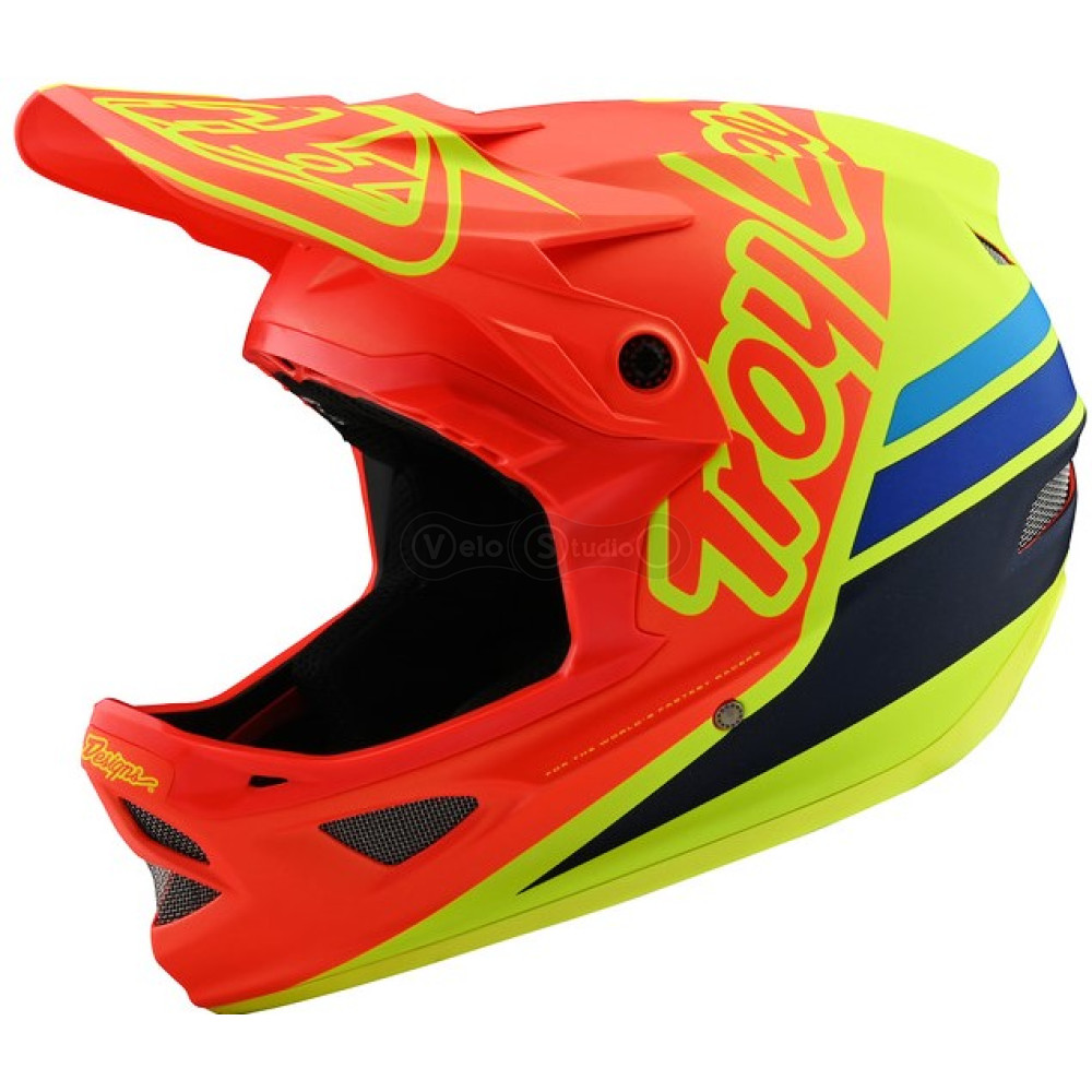 Вело шолом TLD Fiberlite D3 [Silhoette Orange/Yellow] L (58-59 см)