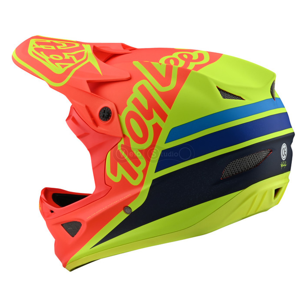 Вело шолом TLD Fiberlite D3 [Silhoette Orange/Yellow] L (58-59 см)