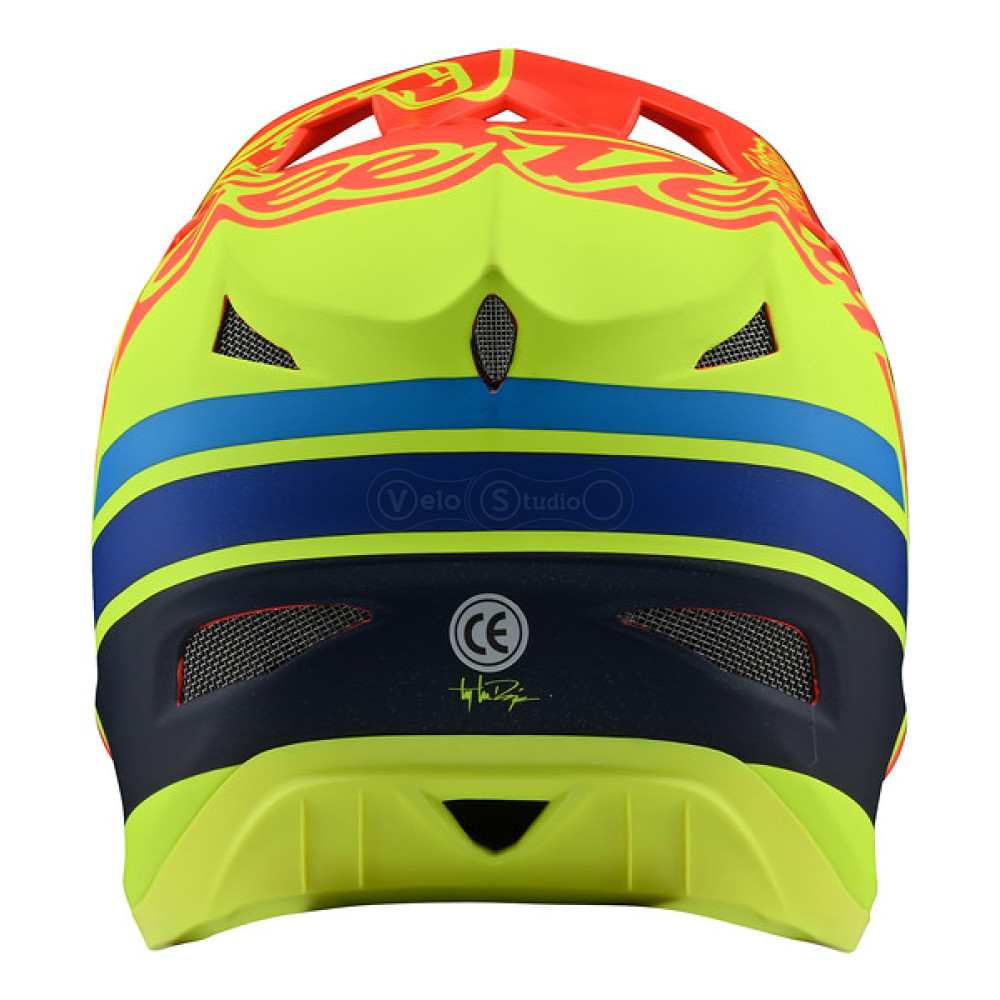 Вело шолом TLD Fiberlite D3 [Silhoette Orange/Yellow] L (58-59 см)