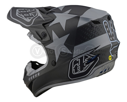 Мотошлем TLD SE4 Polyacrylite Mips [Freedom Black Gray] L (58-59 см)