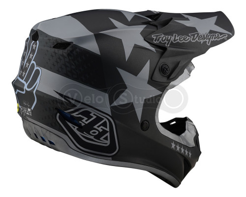 Мотошлем TLD SE4 Polyacrylite Mips [Freedom Black Gray] L (58-59 см)