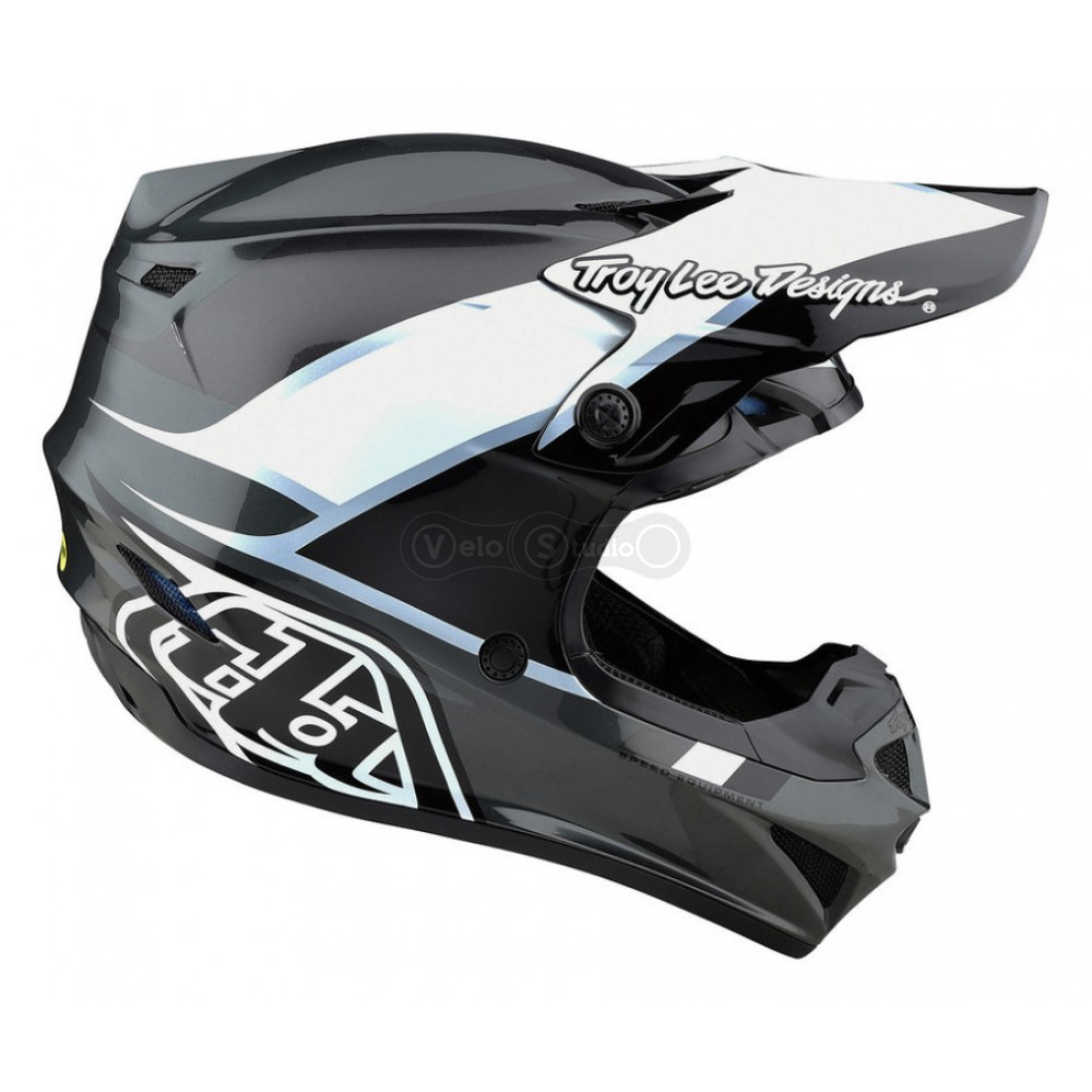 Мотошолом TLD SE4 Polyacrylite Mips Helmet [Beta Silver] M (57-58 см)