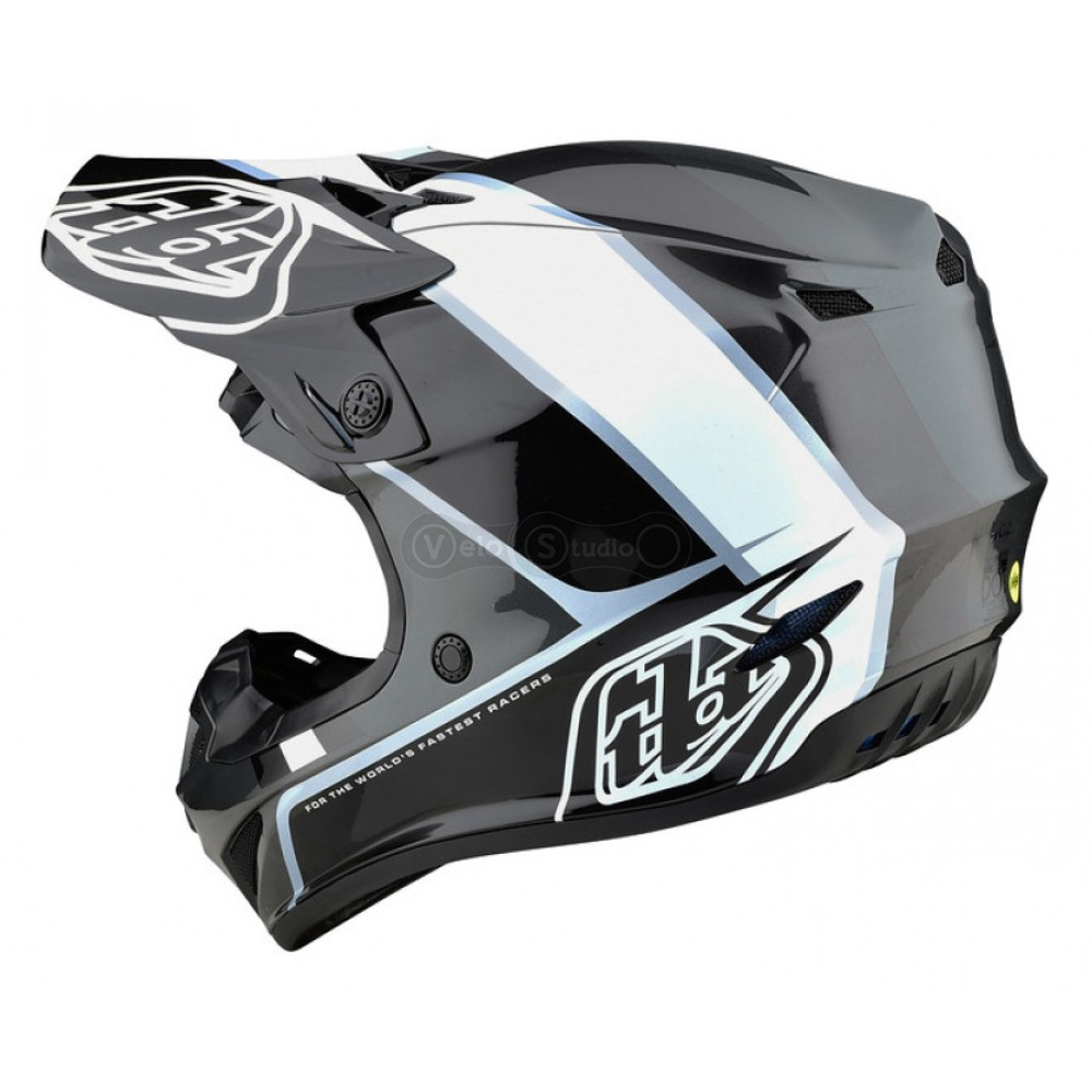 Мотошолом TLD SE4 Polyacrylite Mips Helmet [Beta Silver] M (57-58 см)