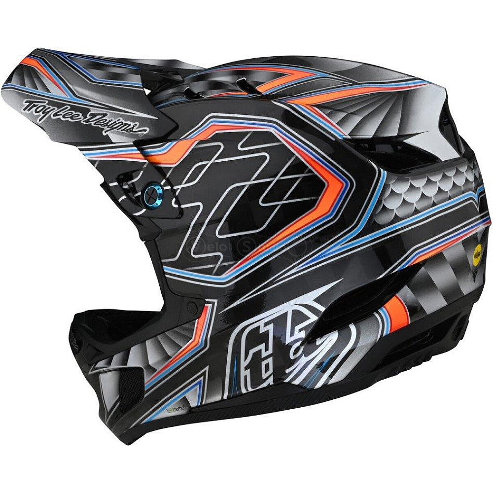 Вело шлем TLD D4 Mips Carbon Helmet [Low Rider Gray] M (57-58 см)