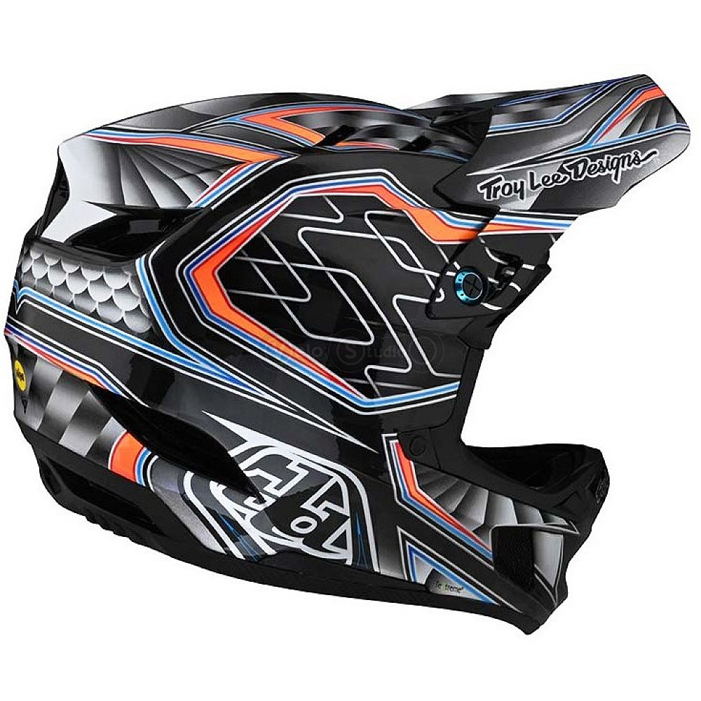 Вело шлем TLD D4 Mips Carbon Helmet [Low Rider Gray] M (57-58 см)