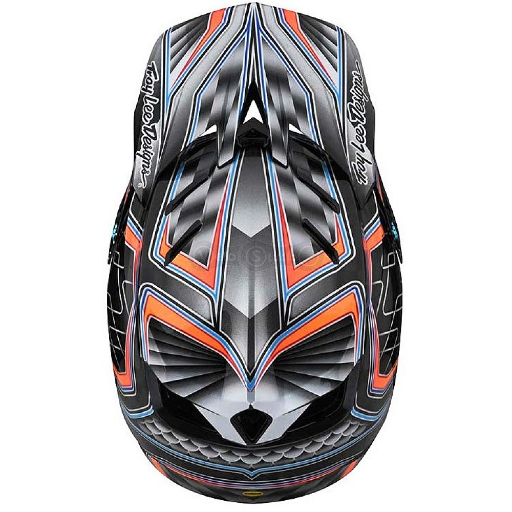 Вело шлем TLD D4 Mips Carbon Helmet [Low Rider Gray] M (57-58 см)