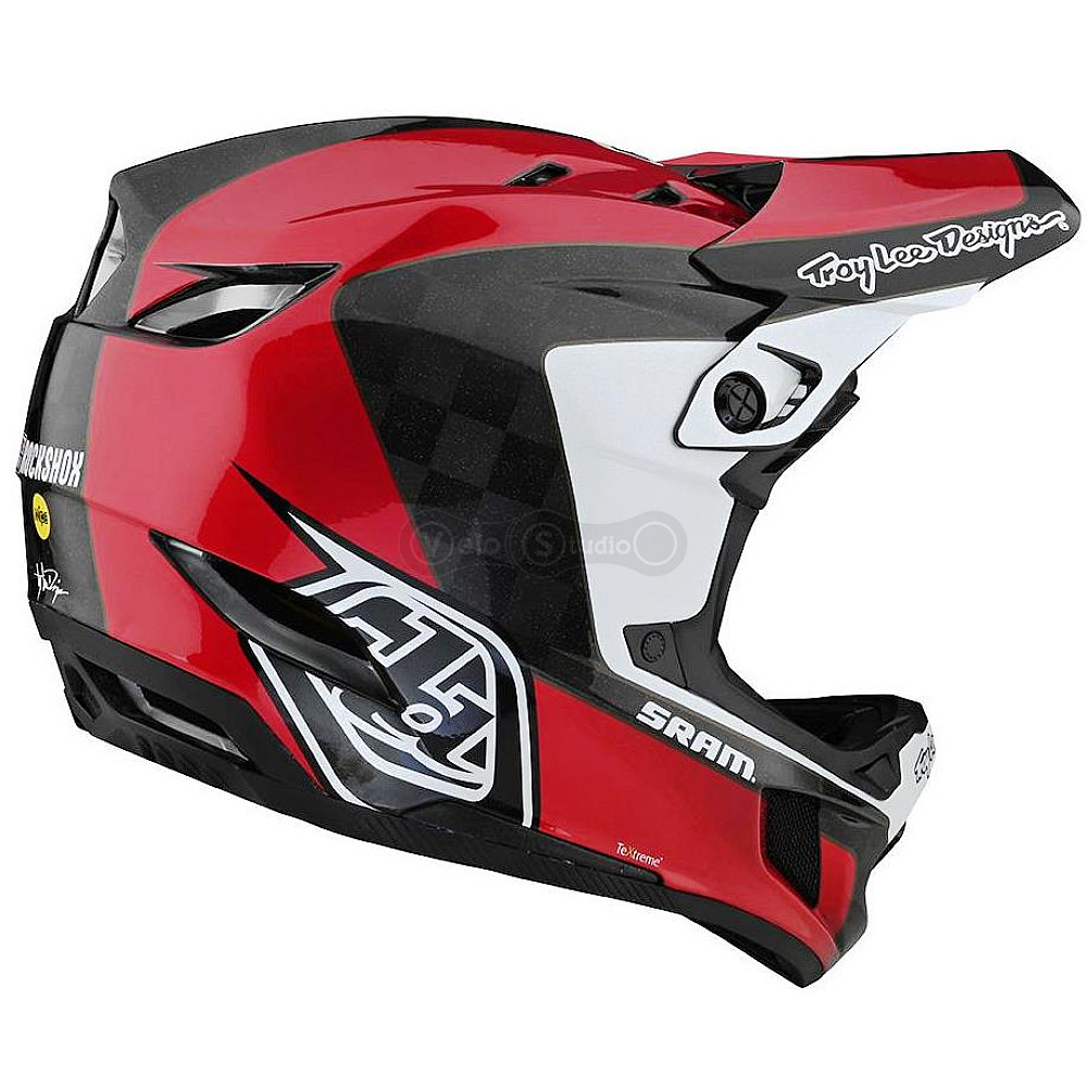 Вело шлем TLD D4 Mips Carbon Helmet [Corsa Sram Red] M (57-58 см)