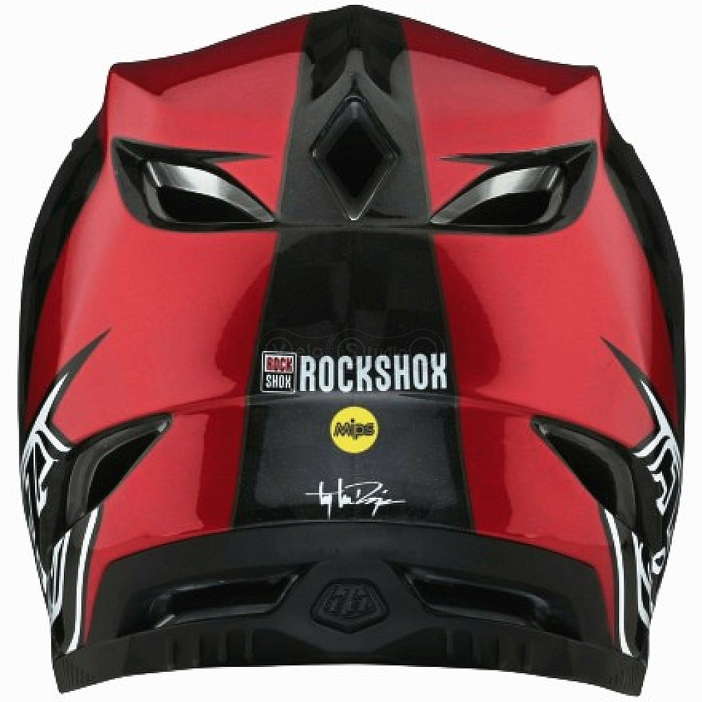 Вело шлем TLD D4 Mips Carbon Helmet [Corsa Sram Red] M (57-58 см)