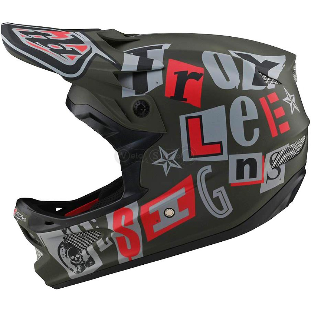 Вело шлем TLD D3 Fiberlite [Anarchy Olive] M (56-57 см)