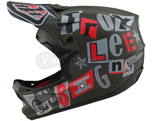 Вело шолом TLD D3 Fiberlite [Anarchy Olive] M (56-57 см)