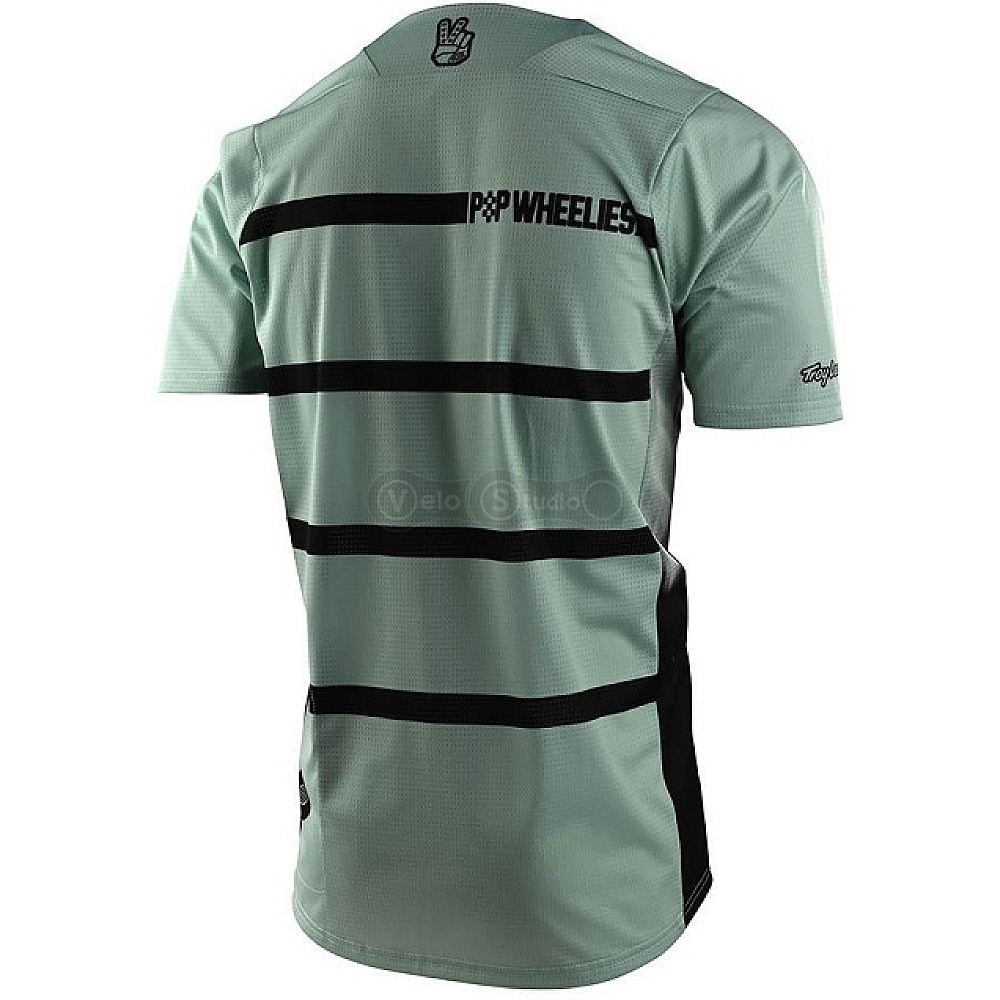 Вело джерси TLD Skyline Air SS Jersey Diffuze Smoke [Green Black] MD