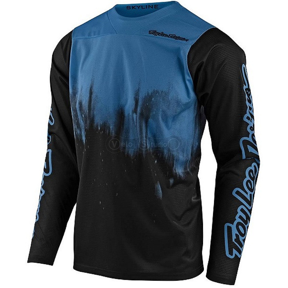 Вело джерси TLD Skyline LS Jersey [Diffuze Blue Bird Black] SM