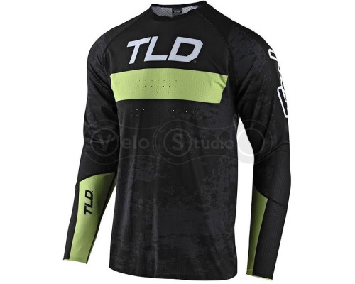 Вело джерси TLD Sprint Ultra Jersey Grime [Black Glo Green] LG
