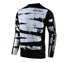 Детская джерси TLD Youth Sprint Jersey Brushed [Black White] YLG