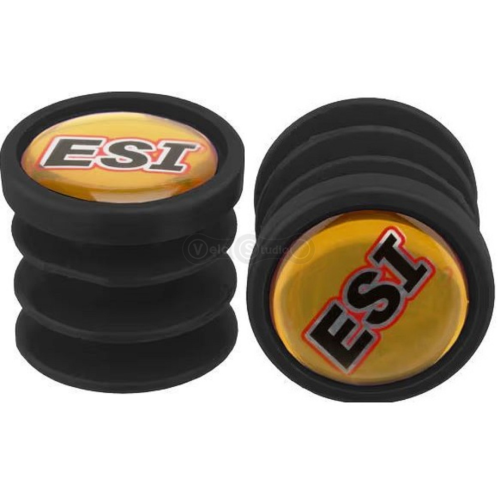 Заглушки руля ESI Bar Plug Black, чёрные (OEM)