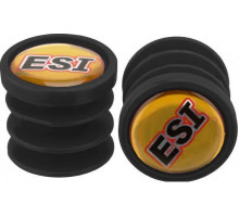 Заглушки руля ESI Bar Plug Black, чёрные (OEM)