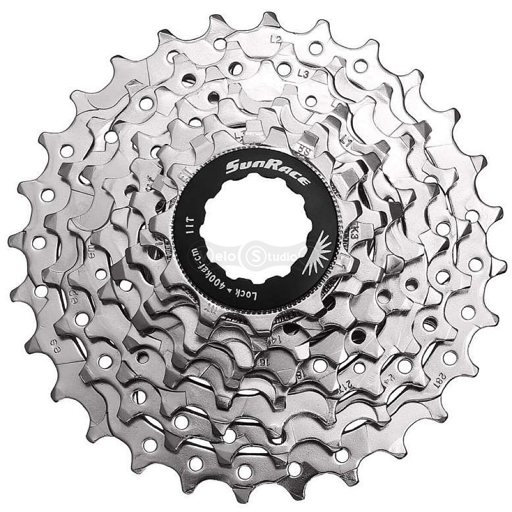 Касета SUN RACE R86 8 швидкостей 11-23T Nickel