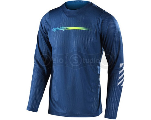 Вело джерси TLD Skyline Air LS Jersey [Channel Dark Slate Blue] LG