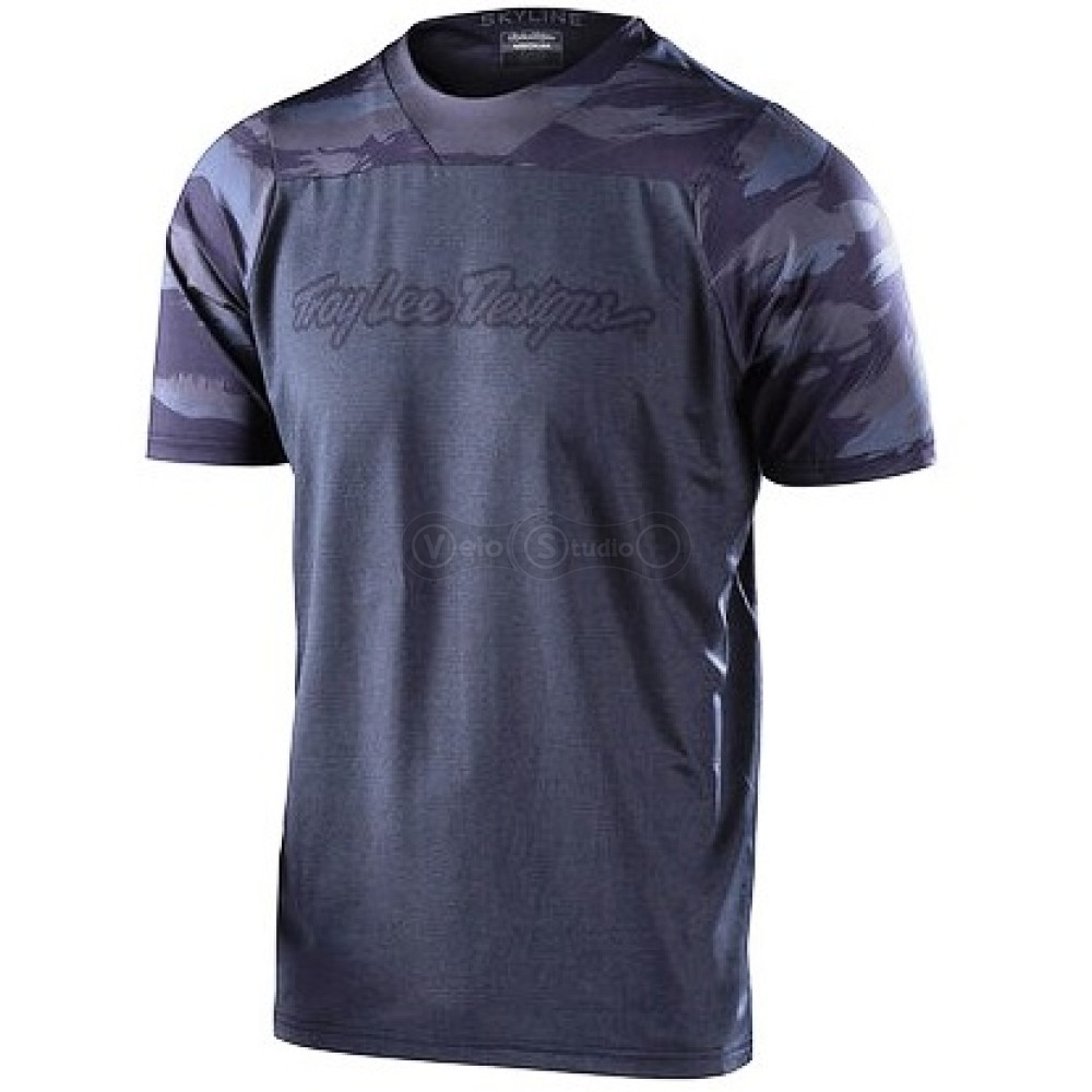 Вело джерсі TLD Skyline Air SS Jersey Signature Camo [Heather Black] XL