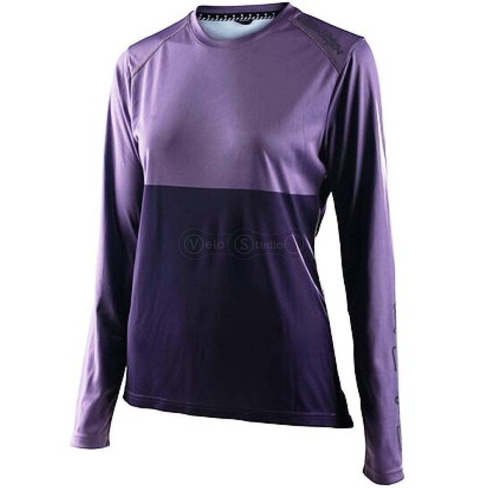 Жіноча вело джерсі TLD WMNS Lilium LS Jersey [Block Orchid Purple] XS